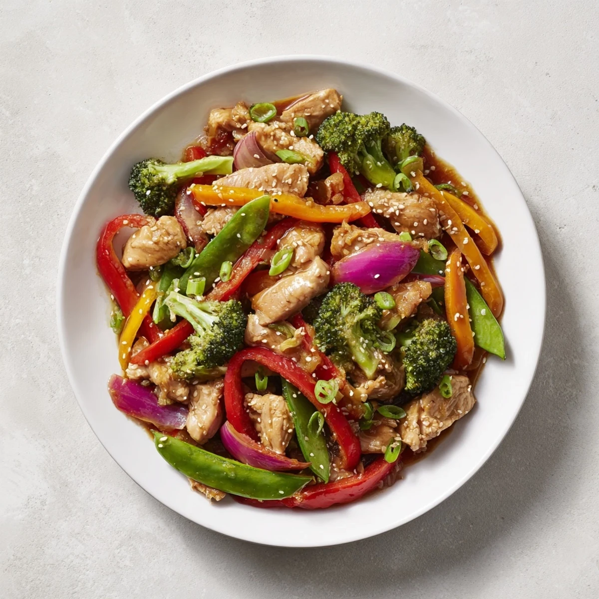 Sheet Pan Chicken Stir-Fry
