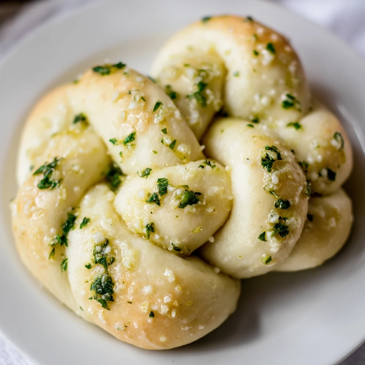Homemade Soft Garlic Knots