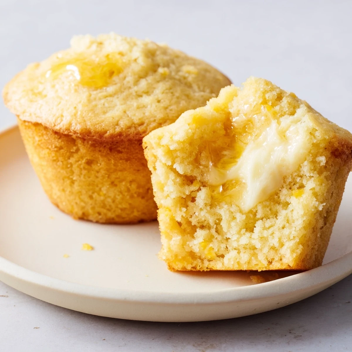 Fluffy honey butter cornbread muffins, golden brown and perfectly baked for a savory, sweet treat.