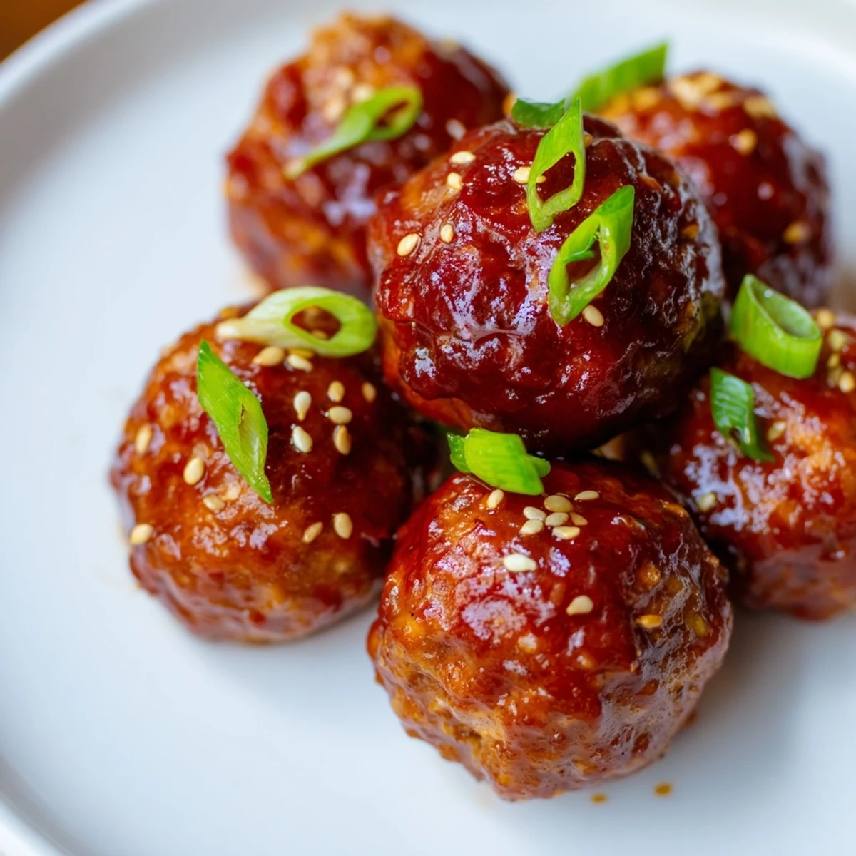 Spicy Sriracha Honey Meatballs