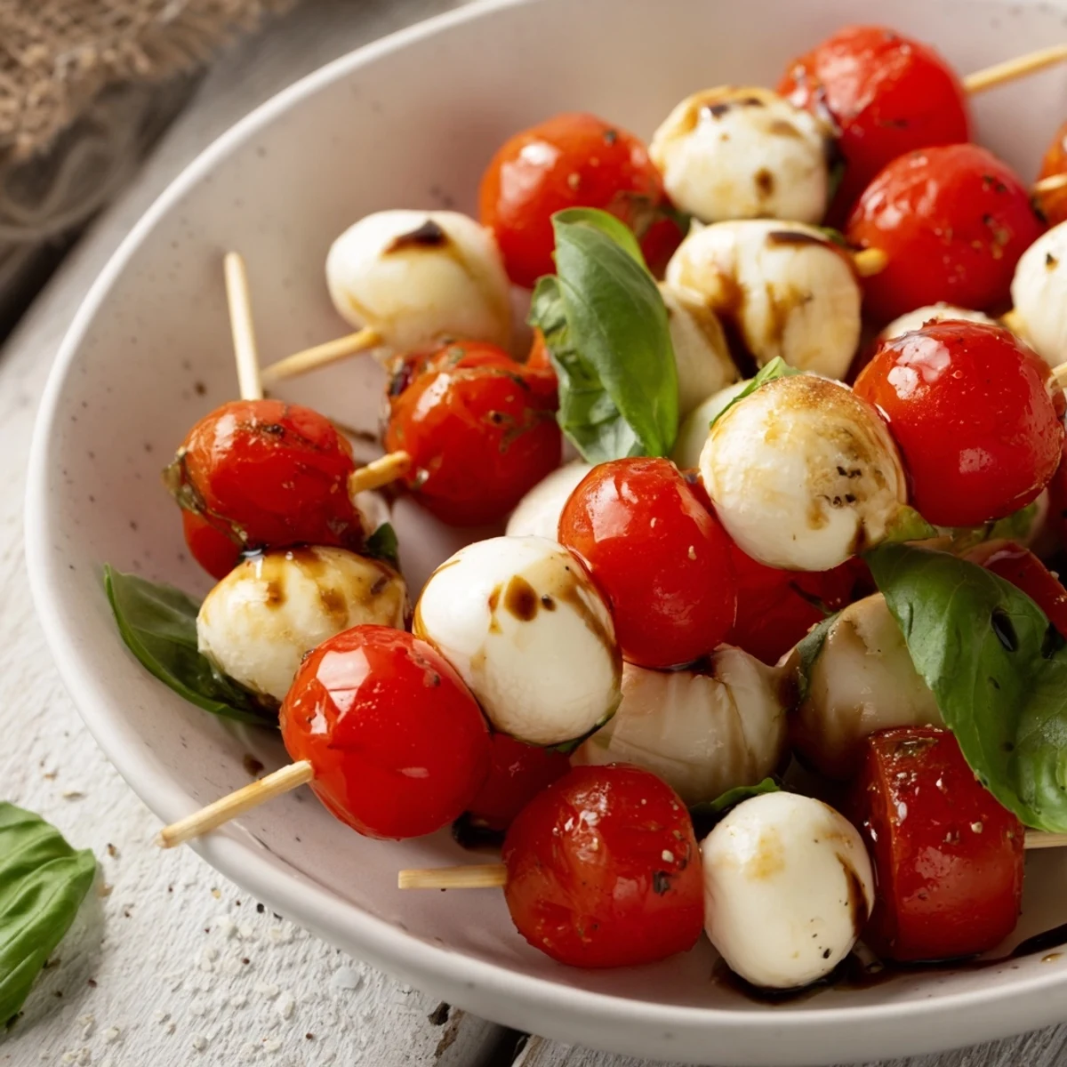 Fresh Caprese Skewers
