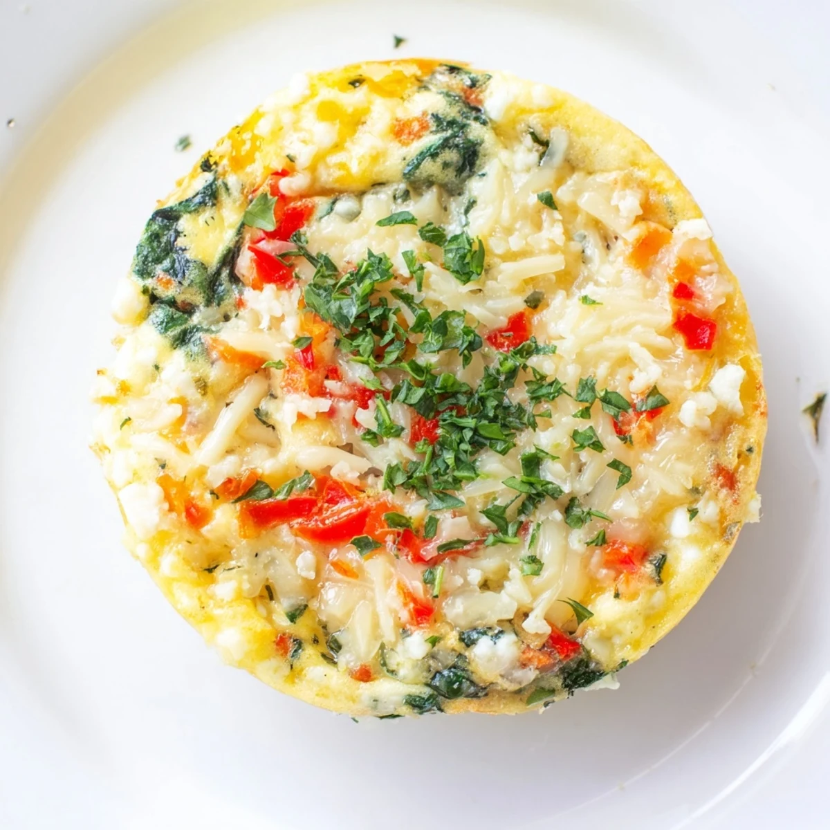 Freshly made Mini Crustless Quiches, perfect for breakfast or brunch, visually appealing and flavorful.