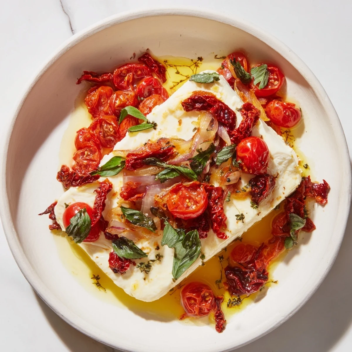 Taste the Mediterranean with this Baked Feta Pasta, a blend of flavors and textures, perfect for dinner.