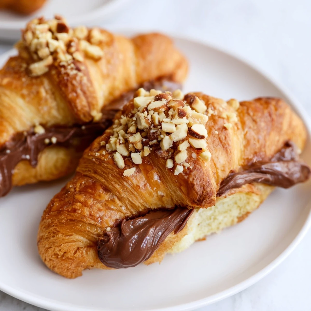Enjoy the delicious air-fried finish on these amazing 3-Ingredient Nutella Croissants, perfect with coffee or milk.