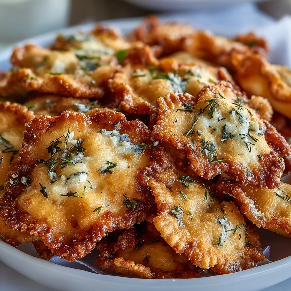 Seasoned Ranch Oyster Crackers cool on a tray, a crunchy appetizer perfect for soups and parties.