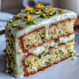 Spring Birthday Lemon Pistachio Cake