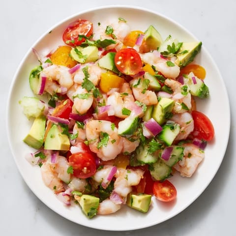 Light Fresh Shrimp Ceviche