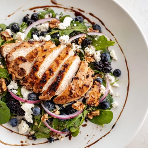 Blueberry Goat Cheese Chicken Salad