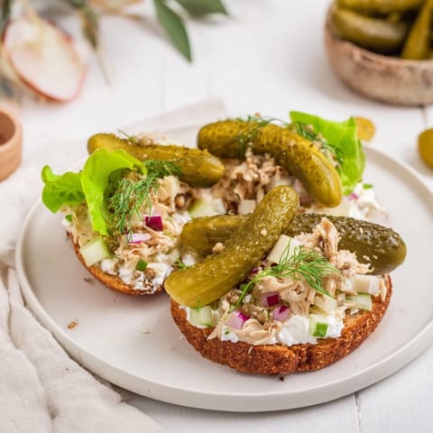 Pickle Chicken Salad Sandwich