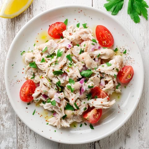 Dense Chickpea Tuna Salad