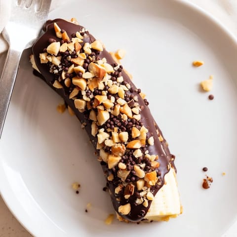 Frozen Banana Chocolate Pops