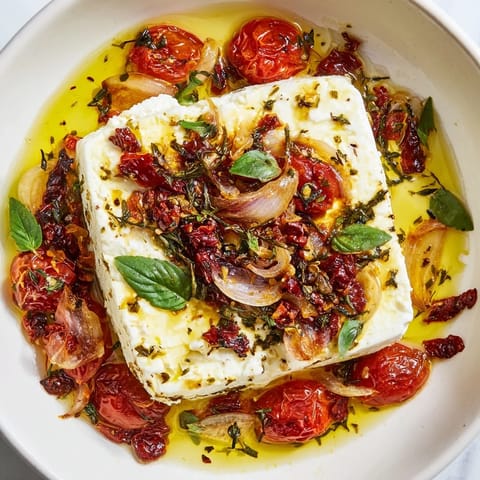 Baked Feta Pasta Tomatoes