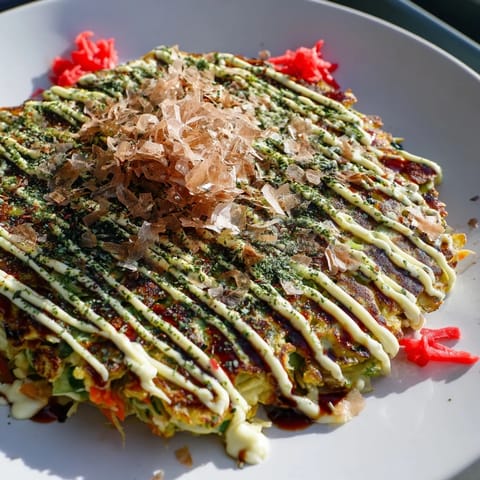 Japanese savory pancakes
