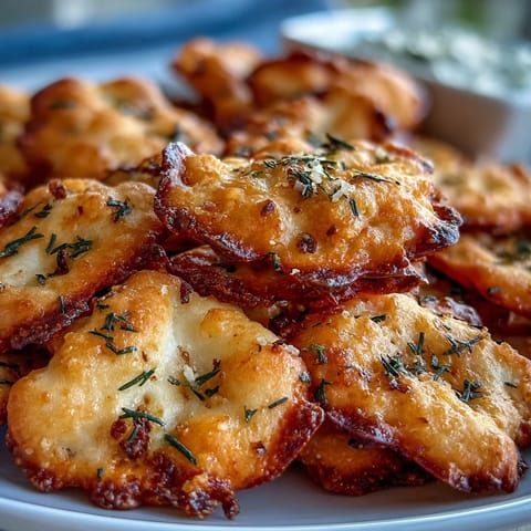 Freshly baked Ranch Oyster Crackers in a white bowl are ready for game day dipping.