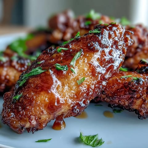 2. Crispy chicken wings coated in sweet honey garlic sauce, served over fluffy rice for a flavorful and satisfying main dish.  