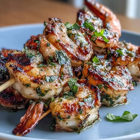 Light Lemon Herb Shrimp Skewers