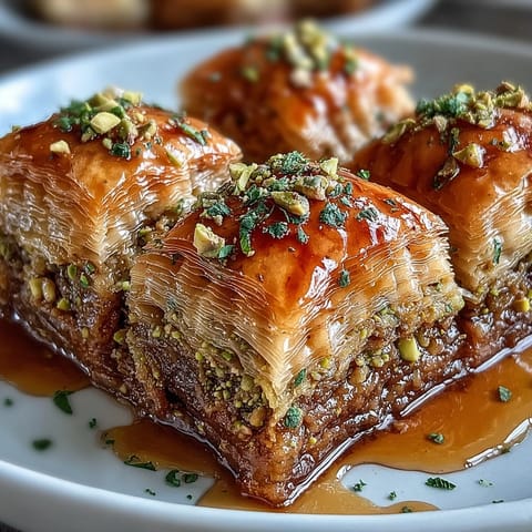 Pistachio Honey Baklava Delight
