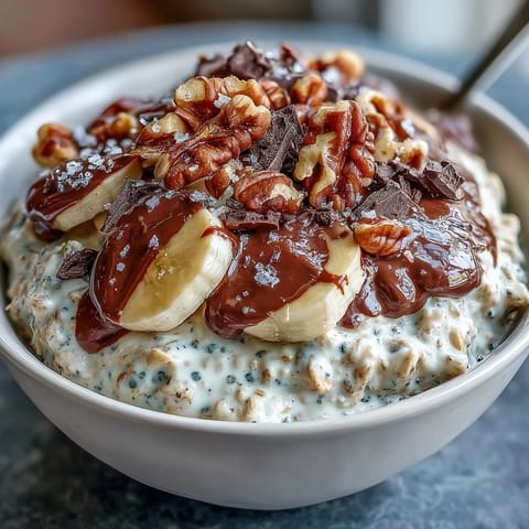 Overnight Oats Banana Chocolate