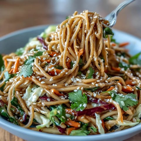 Vegan Spicy Peanut Soba Salad