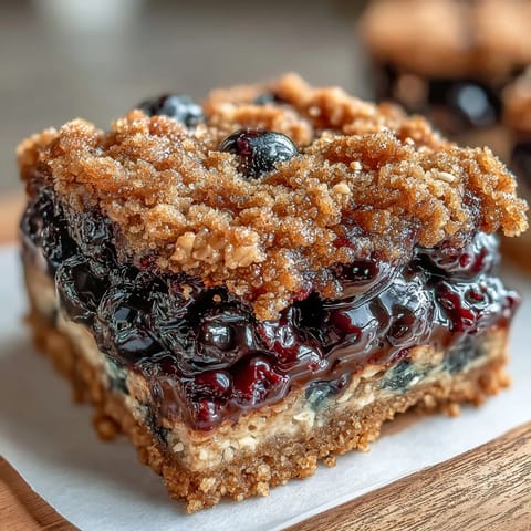 Blueberry Oat Breakfast Bars