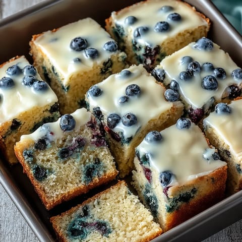 Baby Shower Blueberry Lemon Cake