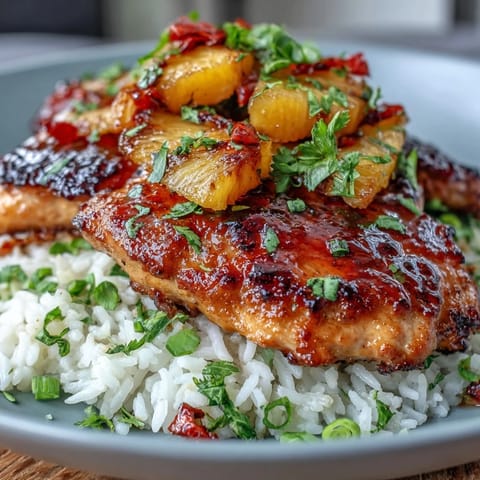 Savory pineapple chicken and rice foil packets bursting with tropical flavor and fresh vegetables.  