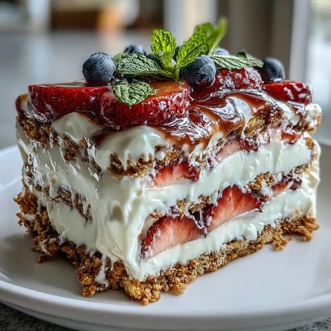 Memorial Day No-Bake Icebox Cake