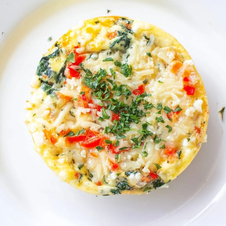 Freshly made Mini Crustless Quiches, perfect for breakfast or brunch, visually appealing and flavorful.