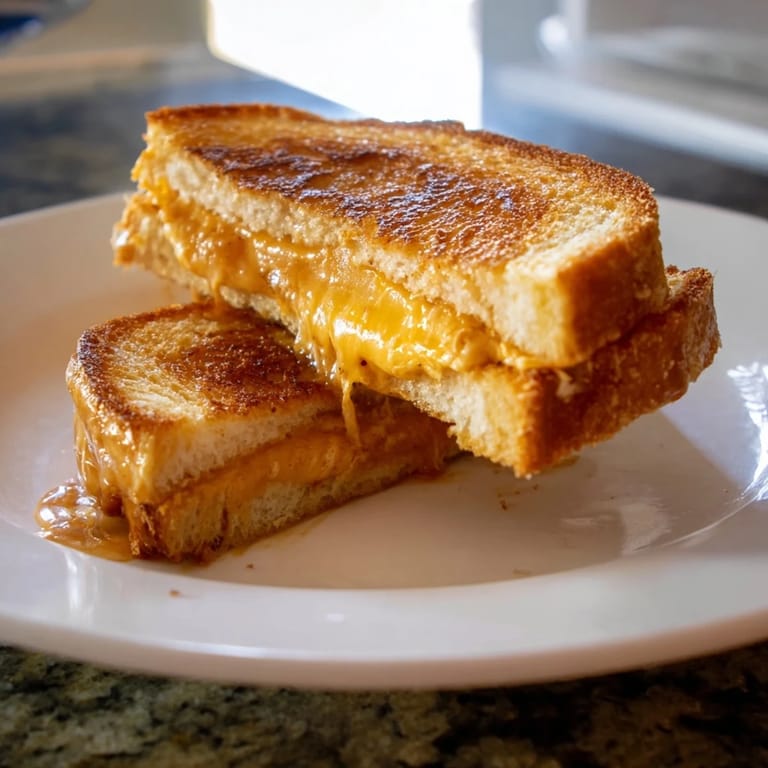See the perfectly grilled Honey Chipotle Butter Grilled Cheese, a vegetarian sandwich with a spicy honey glaze.