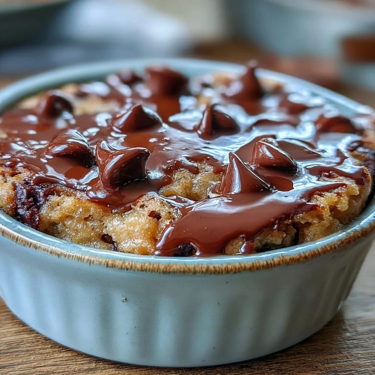 Fork-ready Peanut Butter Cup Protein Pancake Bowl served beside a glass of milk on a rustic breakfast table.