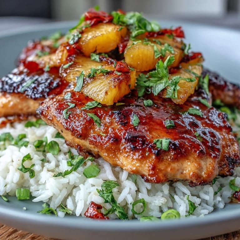 Savory pineapple chicken and rice foil packets bursting with tropical flavor and fresh vegetables.  