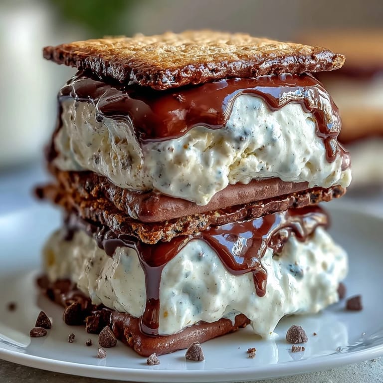Vanilla frappuccino-inspired ice cream sandwiches with chocolate-espresso cookies and vanilla bean cream.  