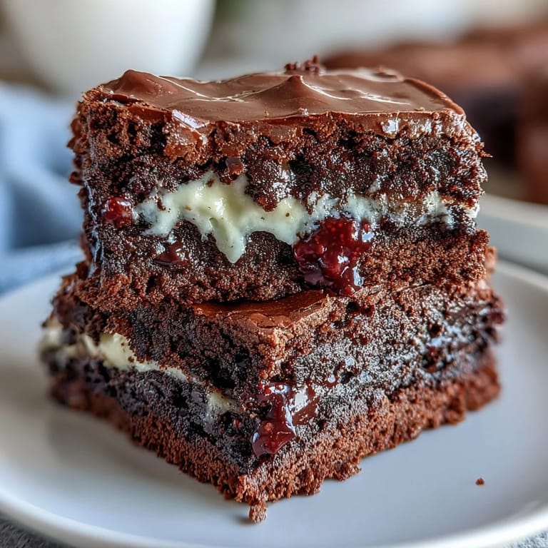 Fudgy brownie bites topped with smooth cream cheese frosting and colorful sprinkles, ideal for Independence Day dessert tables.